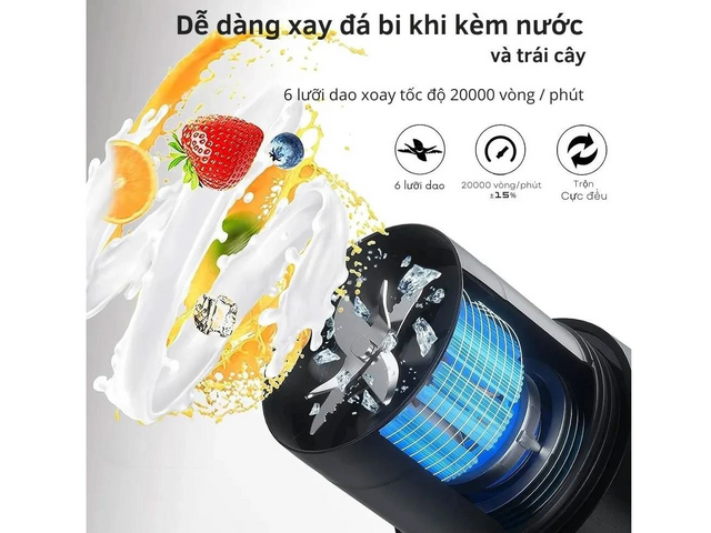 Máy xay sinh tố cầm tay Mishio MK371