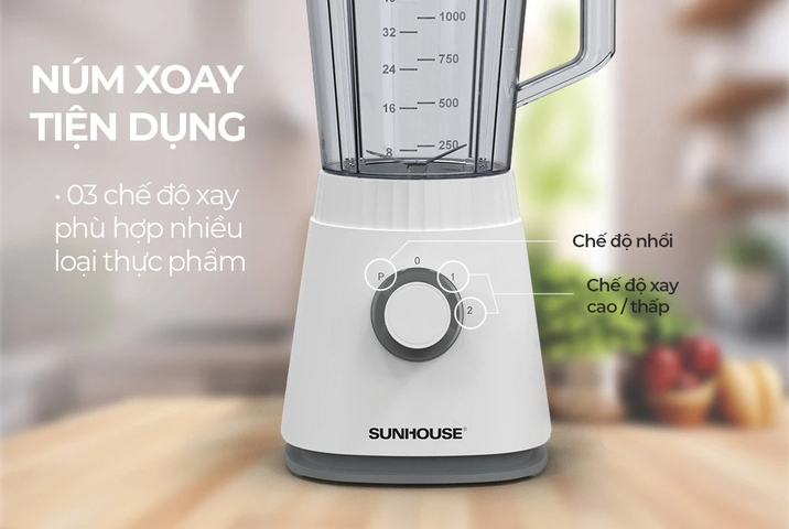 Máy xay sinh tố đa năng Sunhouse SHD5316 công suất 600W