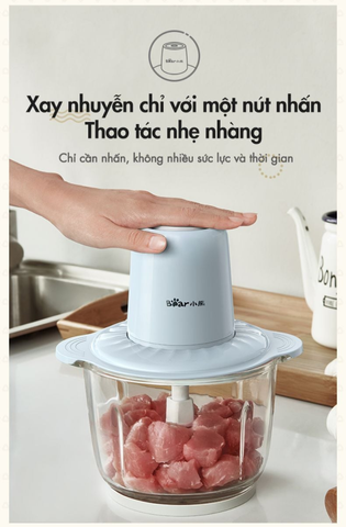 Máy xay thực phẩm đa năng Bear QSJ-C03B1 công suất 300W
