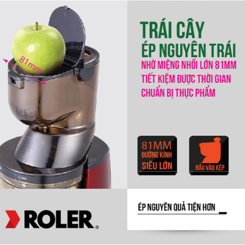 Máy ép chậm nguyên quả ROLER RS-4458 công suất 150W