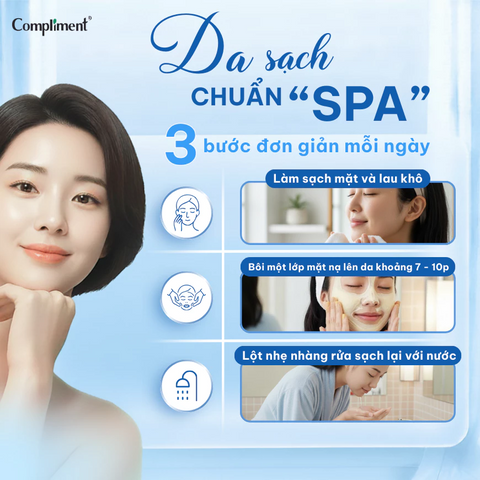 (Hàng nhập khẩu) Mặt Nạ Kem Cấp Ẩm Compliment Hyaluronic Acid