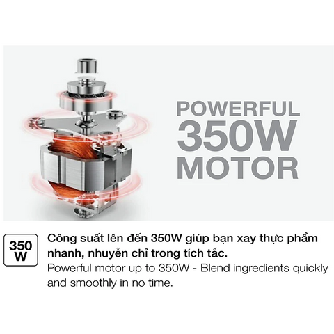 Máy Xay Sinh Tố Mini 2 Cối Hafele HS-B061MX