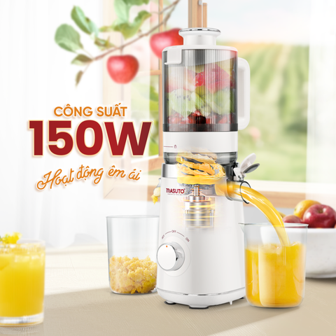 (Hàng nhập khẩu) Máy ép chậm nguyên quả Masuto MS Fresh công suất 150W