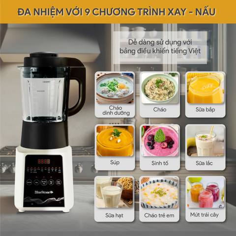 Máy Làm Sữa Hạt BlueStone BLB-6028 dung tích 1.75L
