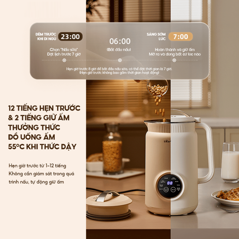Máy làm sữa hạt đa năng Bear SB-SH09Q dung tích 1L