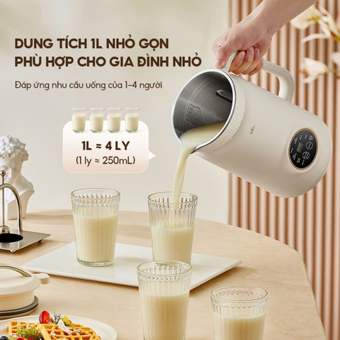 Máy làm sữa hạt đa năng Bear SB-SH09Q dung tích 1L