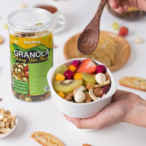 Ngũ cốc Granola không yến mạch Giọt Nắng