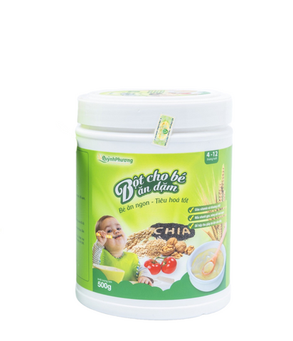 Bột nấu ăn dặm cho bé Quỳnh Phương