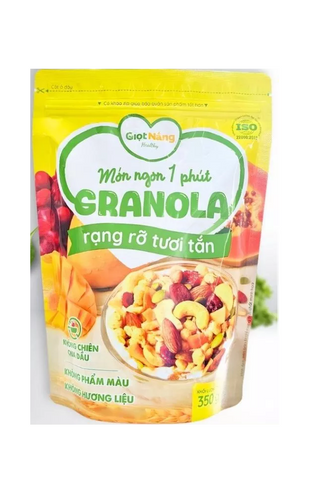 Granola Rạng Rỡ Tươi Tắn Túi Vàng