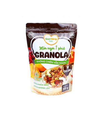 Granola Không Chiên Vẫn Ngon Vị Ca Cao
