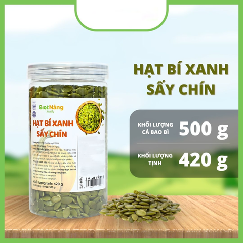 Hạt bí xanh sấy chín Giọt Nắng