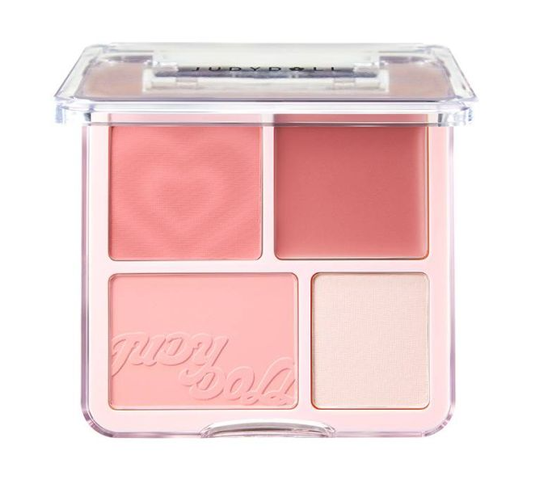 (Hàng nhập khẩu) Bảng Phấn Má Hồng Judydoll Bắt Sáng Tông Lì Blush&Highlight Palette