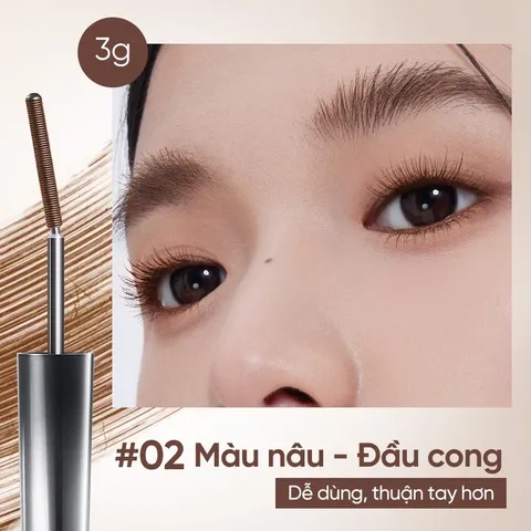 (Hàng nhập khẩu) Mascara Judydoll Iron Siêu Cong 6 Độ Chống Nước
