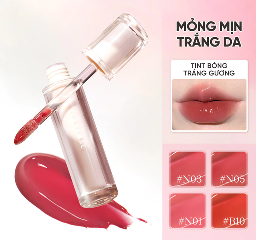 (Hàng nhập khẩu) Son Kem Tint Bóng Judydoll Iced Tea Watery Lip Gloss 2.4g