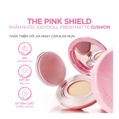 (Hàng nhập khẩu) Phấn Nước Judydoll Fresh Matte Cushion Cho Da Dầu
