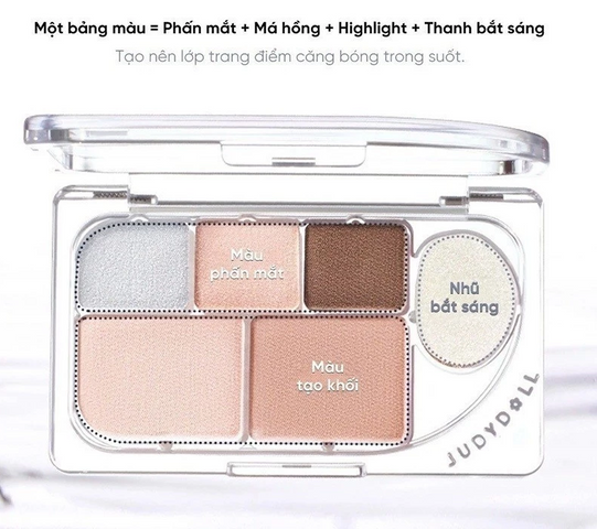 (Hàng nhập khẩu) Bảng Phấn Mắt 6 Ô Judydoll Elaborate Eyeshadow Palette