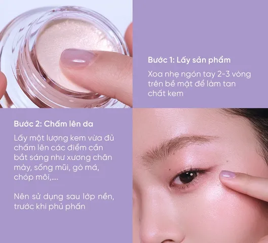 (Hàng nhập khẩu) Kem Bắt Sáng Judydoll Highlight Balm Chống nước 5g