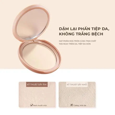 (Hàng nhập khẩu) Phấn phủ kiềm dầu Judydoll Soft & Velvet Matte Powder Foundation