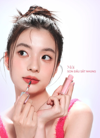 (Hàng nhập khẩu) Son tint bóng đầu sắt nhung Judydoll Dual Flash Watery Lip Gloss 2.0