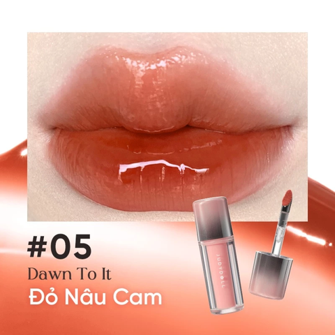 (Hàng nhập khẩu) Son tint bóng đầu sắt nhung Judydoll Dual Flash Watery Lip Gloss 2.0