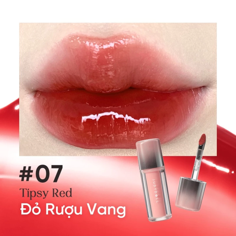 (Hàng nhập khẩu) Son tint bóng đầu sắt nhung Judydoll Dual Flash Watery Lip Gloss 2.0