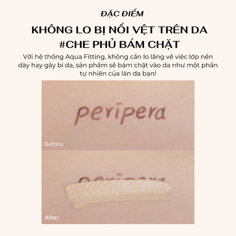 (Hàng nhập khẩu) Kem Che Khuyết Điểm Peripera Double Longwear Cover Concealer
