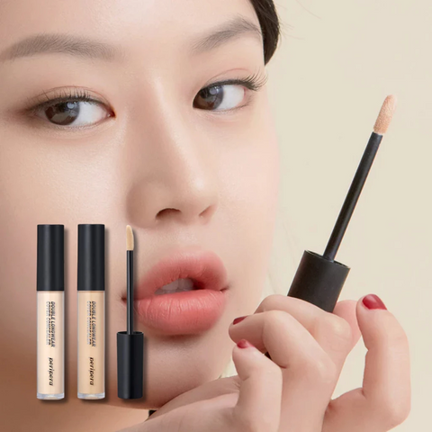 (Hàng nhập khẩu) Kem Che Khuyết Điểm Peripera Double Longwear Cover Concealer
