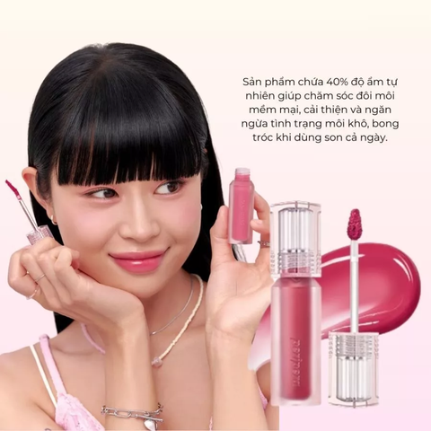 (Hàng nhập khẩu) Son tint bóng Peripera Water Bare Tint