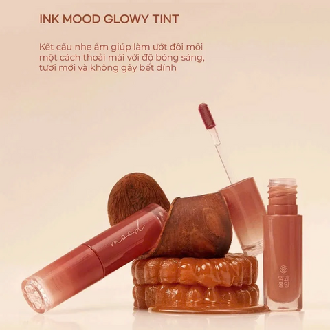 (Hàng nhập khẩu) Son Tint Bóng Peripera Ink Mood Glowy Tint