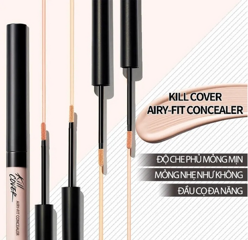 (Hàng nhập khẩu) Kem Che Khuyết Điểm Tự Nhiên Clio Kill Cover Airy Fit