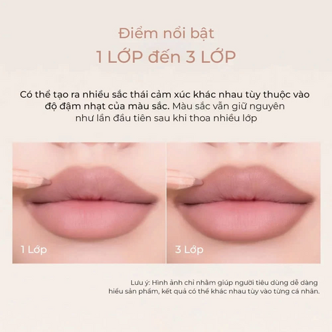 (Hàng nhập khẩu) Chì Kẻ Viền Môi Clio Velvet Lip Pencil Nhung Lì, Lâu Trôi