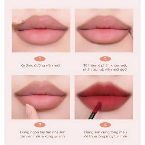 (Hàng nhập khẩu) Chì Kẻ Viền Môi Clio Velvet Lip Pencil Nhung Lì, Lâu Trôi
