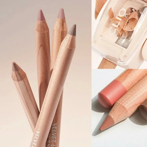 (Hàng nhập khẩu) Chì Kẻ Viền Môi Clio Velvet Lip Pencil Nhung Lì, Lâu Trôi