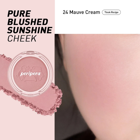 (Hàng nhập khẩu) Phấn má hồng Peripera Pure Blushed Sunshine Cheek