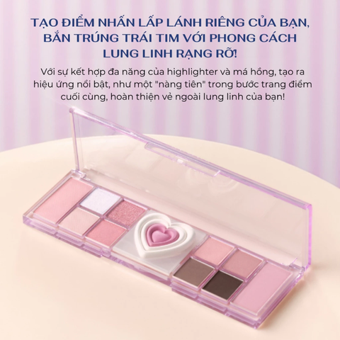 (Hàng nhập khẩu) Bảng phấn mắt 3in1 Peripera All Take Mood Like Palette