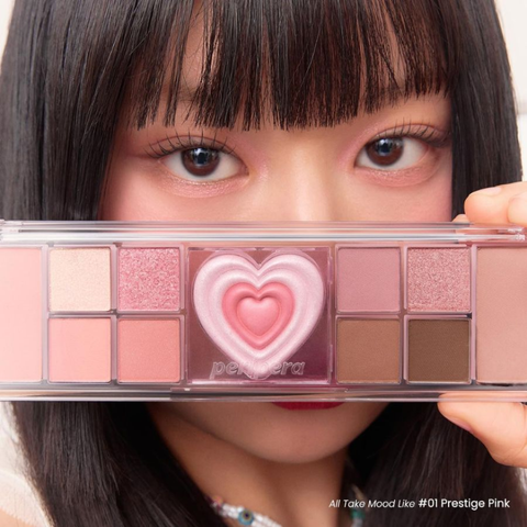 (Hàng nhập khẩu) Bảng phấn mắt 3in1 Peripera All Take Mood Like Palette