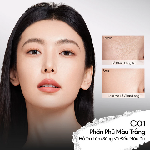 (Hàng nhập khẩu) Phấn phủ bột kiềm dầu Colorkey dạng bột 8g