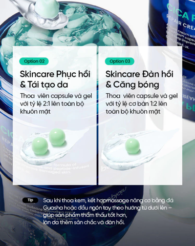 (Hàng nhập khẩu) Kem dưỡng hỗ trợ cấp ẩm, phục hồi da Beplain Cica PDRN Repair Cream