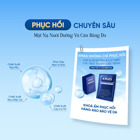 (Hàng nhập khẩu) Mặt nạ hỗ trợ dưỡng ẩm, phục hồi da KMAS Ultimate Recovery Mask