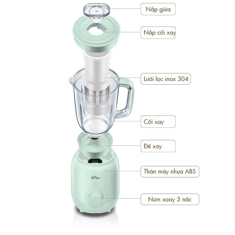 Máy xay sinh tố Bear LLJ-B12K1 dung tích 1.2L