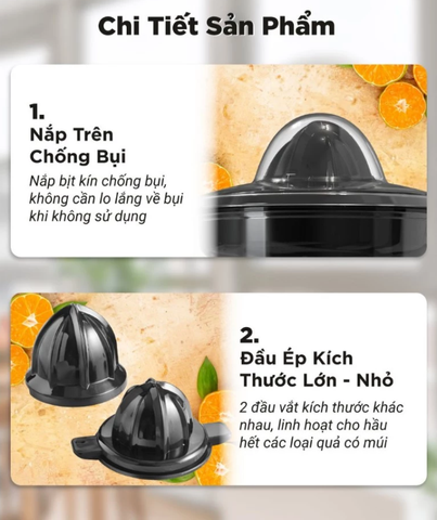 Máy vắt cam Smart Choice SCG-VC001 công suất 30W