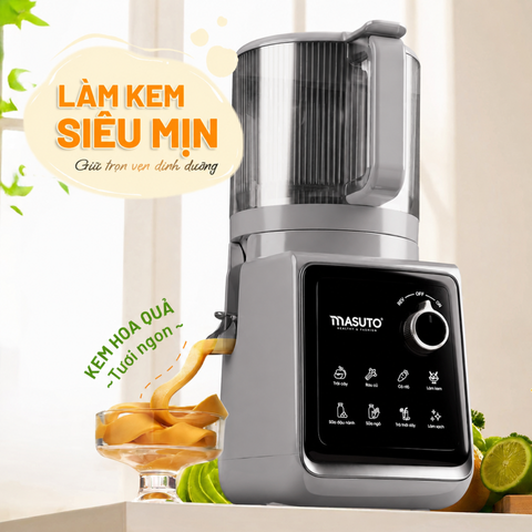 Máy ép chậm làm kem đa năng 8in1 Masuto MSPrimeUltra 150W