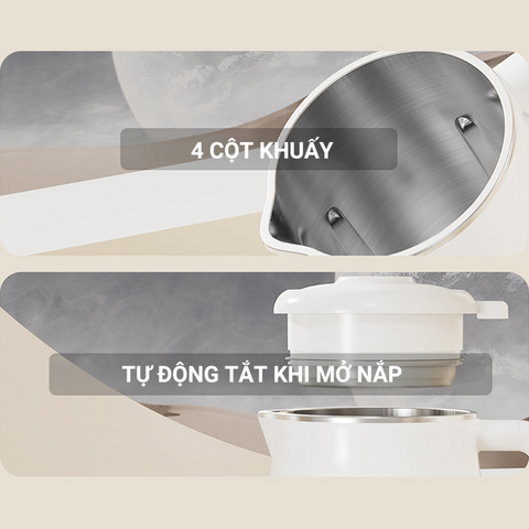 Máy làm sữa hạt đa năng Lumias M12R dung tích 1.2L