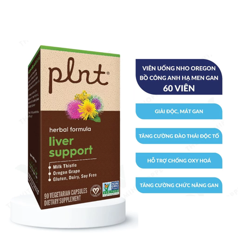 (Hàng nhập khẩu) Viên uống hỗ trợ tăng cường chức năng gan PLNT Liver Support