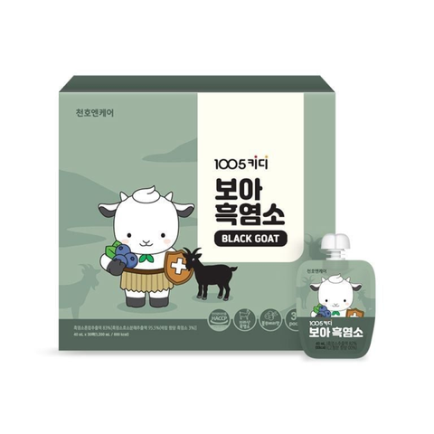 (Hàng nhập khẩu) Nước uống Black Goat Chunho Ncare hỗ trợ bé ăn ngon, tăng đề kháng