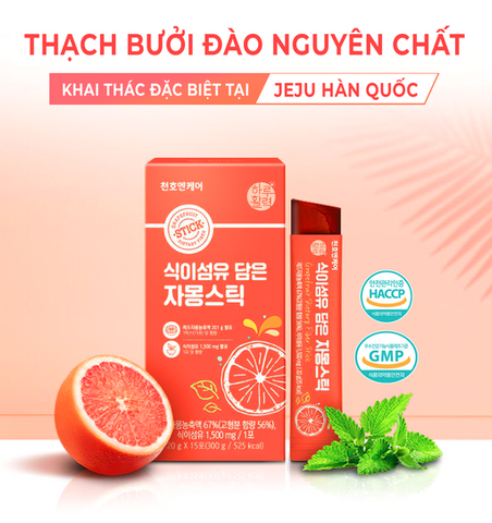 (Hàng nhập khẩu) Thạch bưởi đào Chunho Ncare Hàn Quốc hỗ trợ cải thiện cân nặng