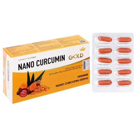 Viên uống tinh nghệ Nano Curcumin Gold Kingphar