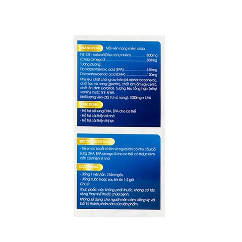 Viên uống dầu cá Omega-3 Kingphar