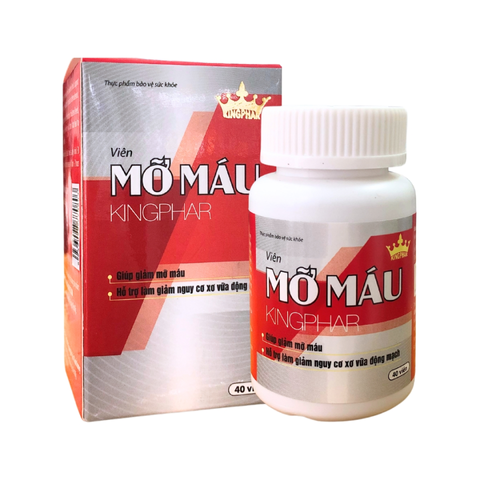 Viên uống Mỡ Máu Kingphar hỗ trợ cải thiện mỡ máu