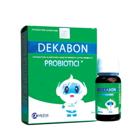 Men vi sinh dạng giọt Dekabon Probiotici 10ml cho trẻ - Hỗ trợ tiêu hóa, tăng cường lợi khuẩn, dễ sử dụng, hương vị thơm ngon